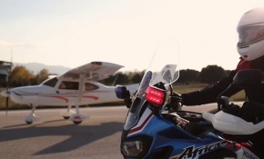 Jandarma'dan motosiklet sürücülerine "uçak"lı uyarı