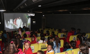 Tel Abyad'lı çocuklar ilk kez sinemayla tanıştı