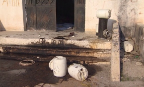 Terör örgütü PKK/YPG Tel Abyad'daki okulu patlayıcı deposu yapmış