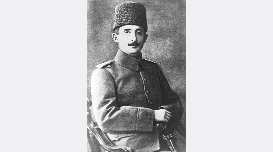 1 Ocak 1914`de Kurmay Binbaşı İsmet İnönü. (Arşiv)