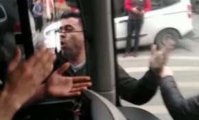 İçi yolcu dolu İETT otobüsüne saldırdılar