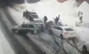 Kahramanmaraş'ta zincirleme trafik kazası: 3 yaralı