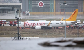 Uçak pistten çıktıktan sonra yaşananlar pilotla kule arasındaki ses kaydında