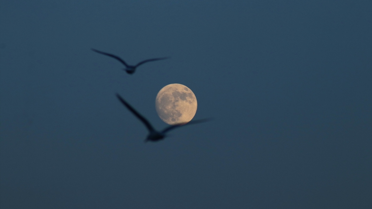 Tekirdağ`da dolunay