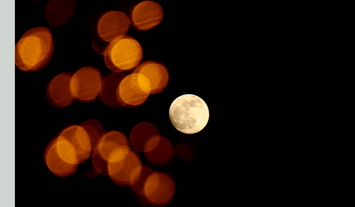 Tekirdağ`da dolunay