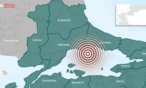 İstanbul'da 4,7 büyüklüğünde deprem
