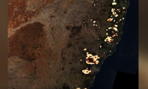 Avustralya’daki yangının uzaydan görüntüleri yayınlandı