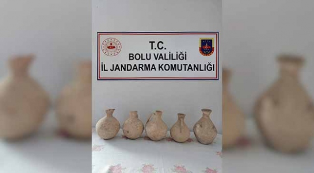 Boluda Roma dönemine ait 5 küp ele geçirildi