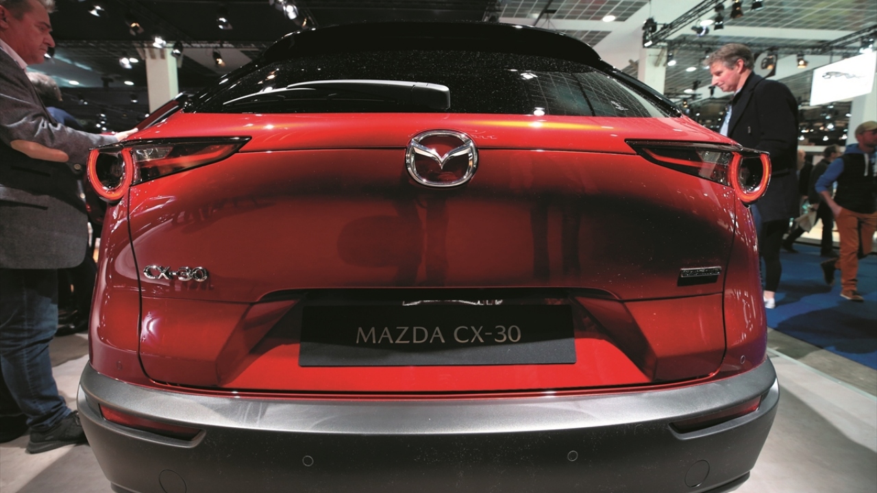 Fuarda Mazda`nın CX-30 modeli de yer aldı.