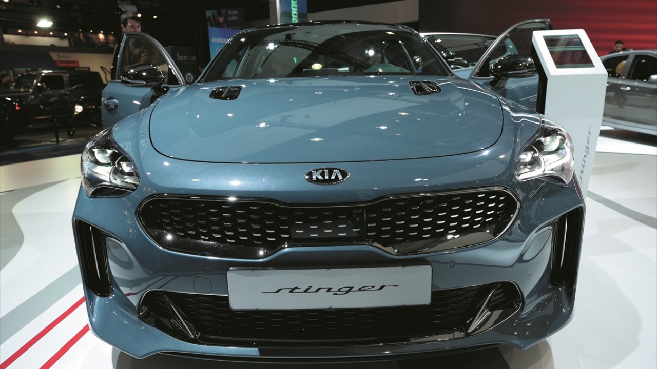 Fuarda KIA`nın Stinger modeli de yer aldı.
