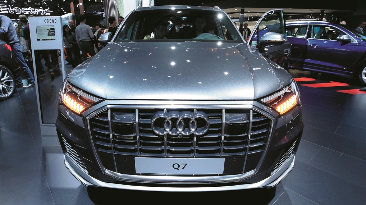 Fuarda Audi`nin Q7 modeli de yer aldı.