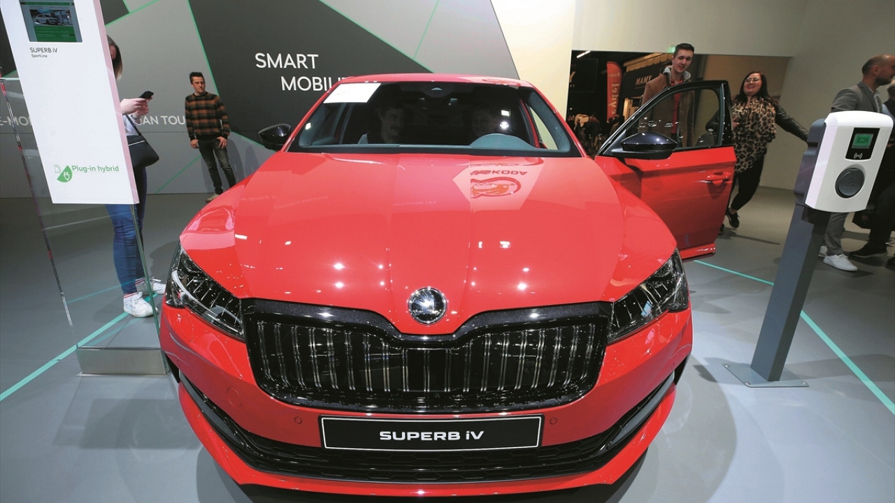 Fuarda Skoda`nın SUPERB İV modeli de yer aldı.