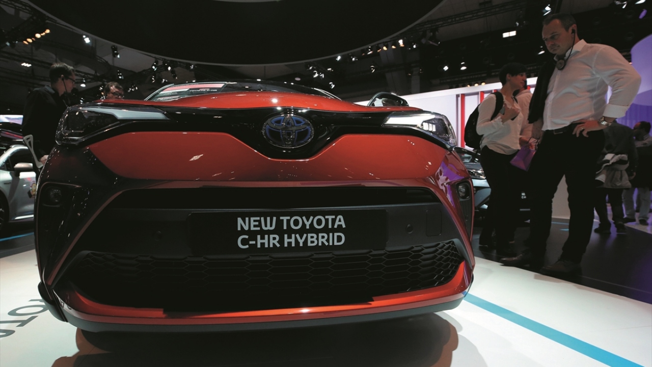 Fuarda Toyota`nın C-HR HYBRID modeli de yer aldı.