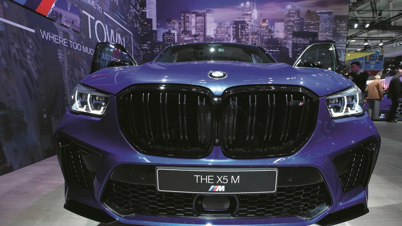 Fuarda BMW`nın THE X5 M modeli de yer aldı.
