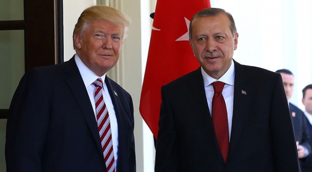 Cumhurbaşkanı Erdoğan ABD Başkanı Trump ile görüştü