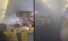 Yolcu uçağında korku dolu anlar