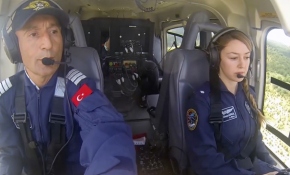 Emniyetin ilk kadın pilotları görev başında