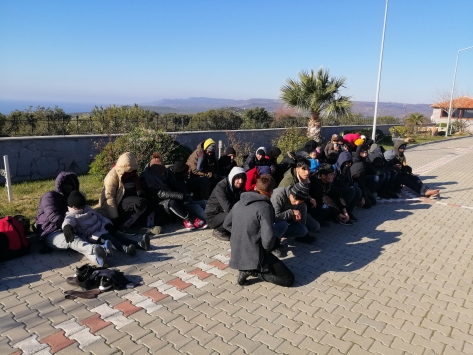 Çanakkalede 39 düzensiz göçmen yakalandı