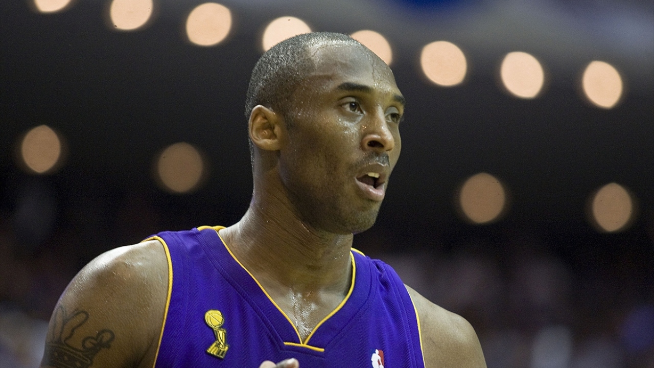 10 Haziran 2009 tarihinde Los Angeles Lakers oyuncusu Kobe Bryant, Orlando Magic karşılaşmasında forma giydi. (Arşiv)