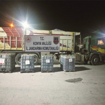 Konyada 4 bin litre kaçak akaryakıt ele geçirildi