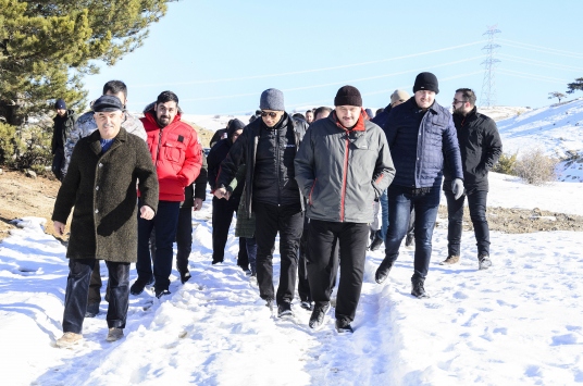 Kahramankazanda 1250 metrede sağlıklı yaşam yürüyüşü