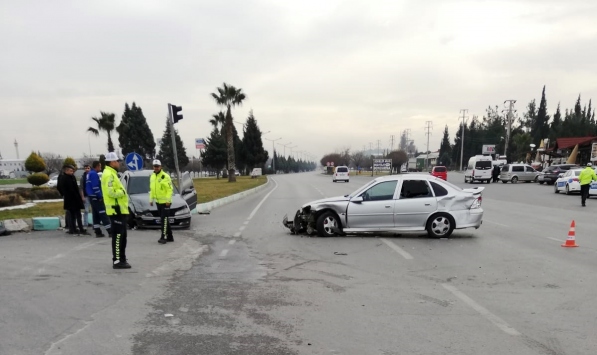 Kahramanmaraşta trafik kazası: 3 yaralı