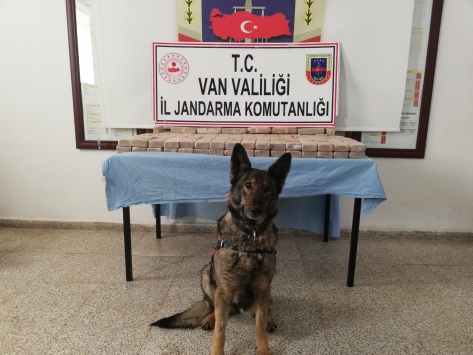 Vanın Başkale ilçesinde 69 kilogram eroin ele geçirildi.