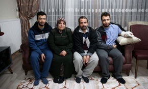 Azize Çelik yeni evine kavuştu