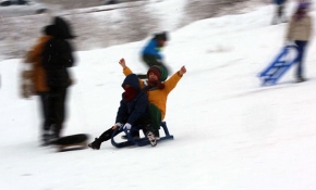 Kayserililer leğen ve bidonla karın tadını çıkardı