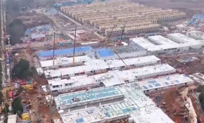 Çin'de Koronavirüs hastanesi açıldı