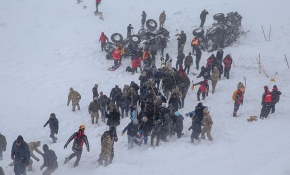 Van'daki ikinci çığ felaketi sonrası ilk görüntüler