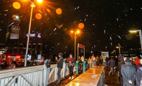 İstanbul'da beklenen kar yağışı başladı