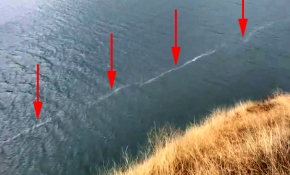 Depremin yüzey kırığının izi baraj gölünde görüldü