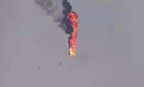 Rejime ait helikopter muhalifler tarafından düşürüldü