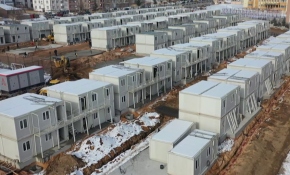 Elazığ'da konteyner kent tamamlanmak üzere