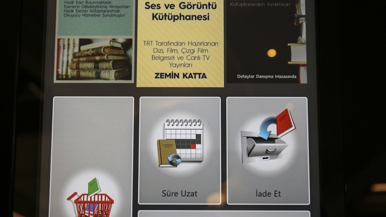 Türkiye`nin en büyük kütüphanesi açılıyor