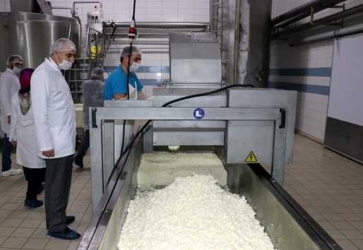 Erzurum'da yağ ve peynir üreticileri denetlendi