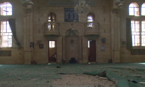 Rejim tarihi Etarib Camii'ni hedef aldı