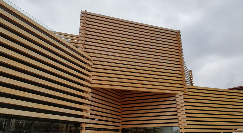 Osmanlı kubbe mimarisi, geleneksel Japon mimarisi ile Odunpazarı sivil mimarisi bir arada.