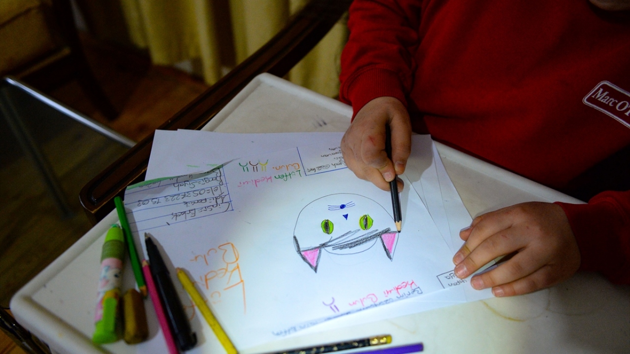 Kedisini babasıyla sokaklarda arayan Asya, cadde cadde gezip, iş yerlerinin sahipleri ile vatandaşlara sormasına rağmen kedisini bulamadı.