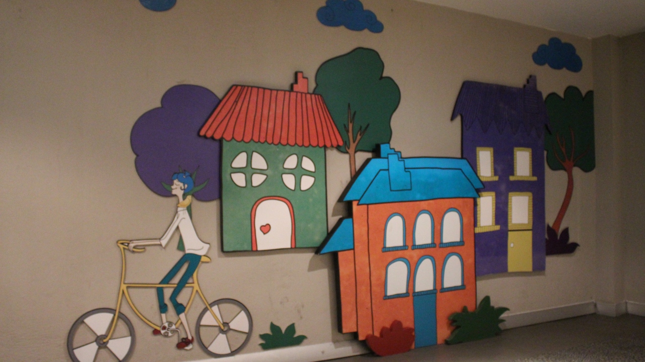 Müze`de çocuklar için bölümde var.