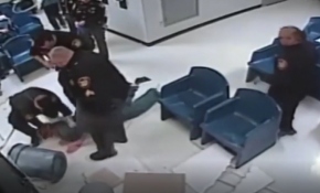 Kadın mahkum havalandırma borusundan kaçmaya çalıştı