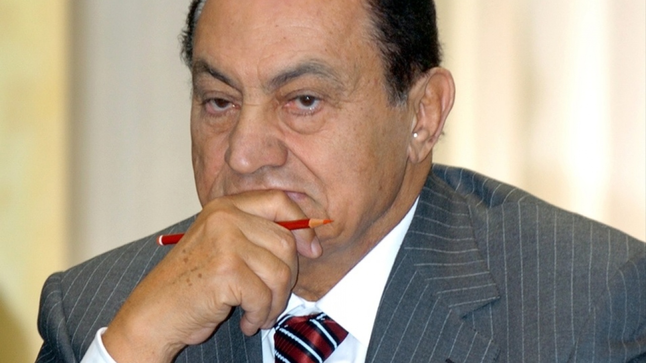 Dönemin Mısır Cumhurbaşkanı Mübarek, 23 Mart 2007`de Ankara`da bir toplantıya katıldı. (Arşiv)