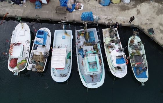 Karadenizli kadın balıkçılar, aileleri için ekmeğini denizden çıkarıyor