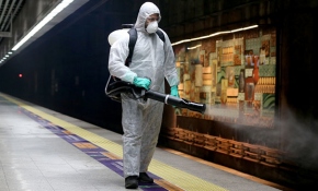 Marmaray ve metrobüsler dezenfekte ediliyor