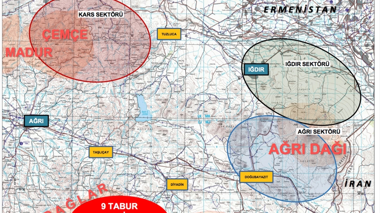 Açıklamada, operasyonda jandarma komando, jandarma özel harekat, PÖH ve güvenlik korucu timlerinden oluşan 62 operasyonel timde, 1012 personelin görev yaptığı belirtildi.