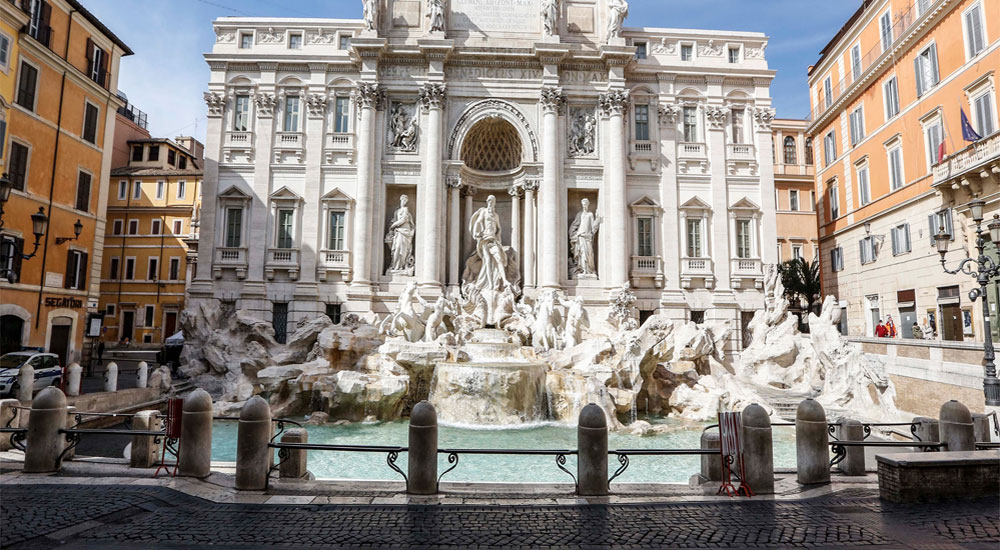 İtalya Fontana Di Trevi / Sonrası