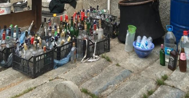 Adanada 525 litre sahte içki ele geçirildi