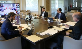 Cumhurbaşkanlığı Kabinesi video konferansla toplandı