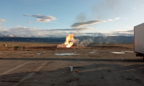 Ağrı'da sınırdaki doğal gaz boru hattında patlama